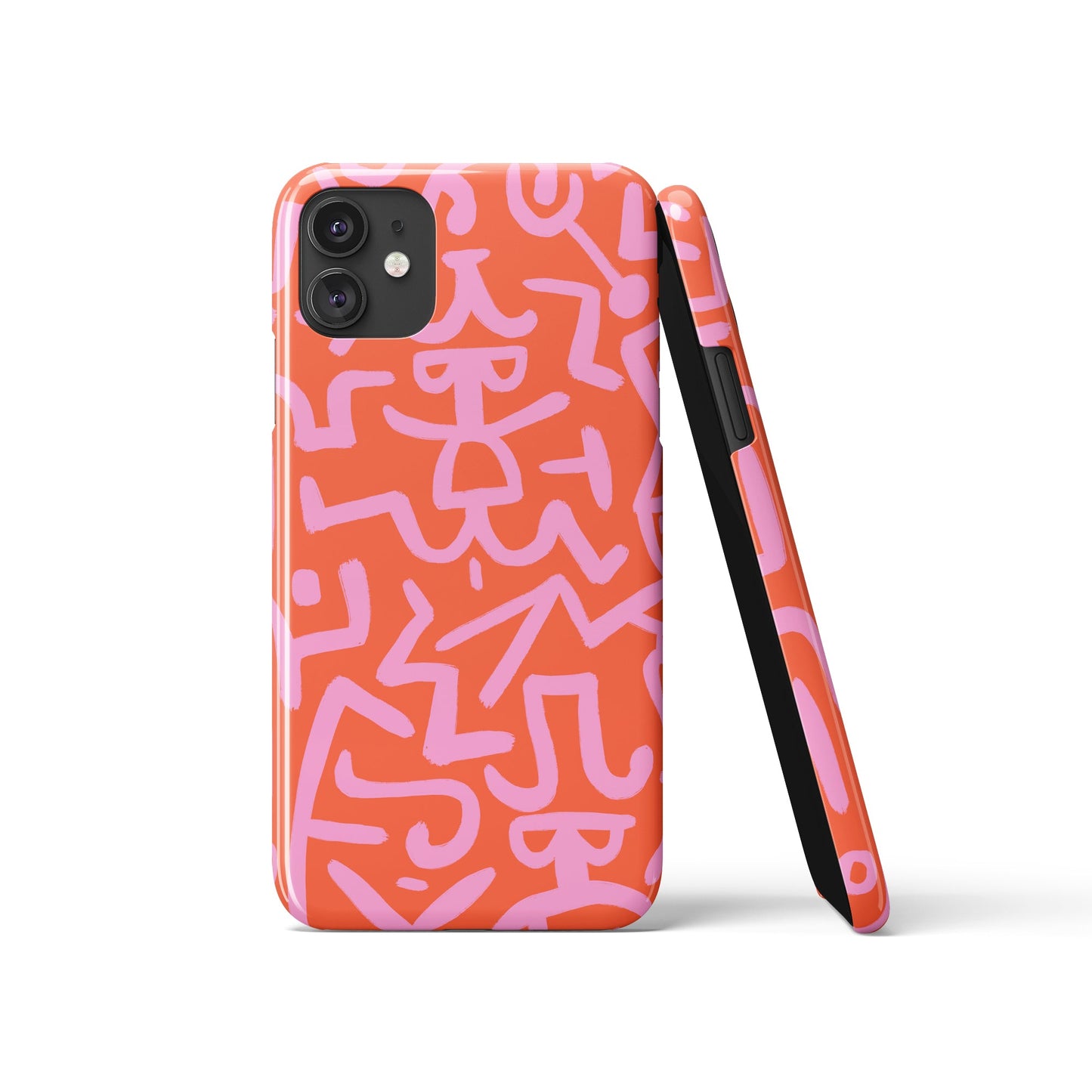 Pink Drawing iPhone Case 2