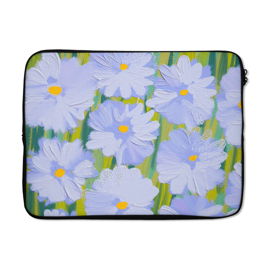 Painted Floral Art - Laptop Sleeve