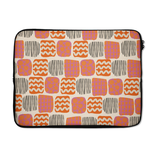 Mid Century Modern Pattern MacBook Sleeve