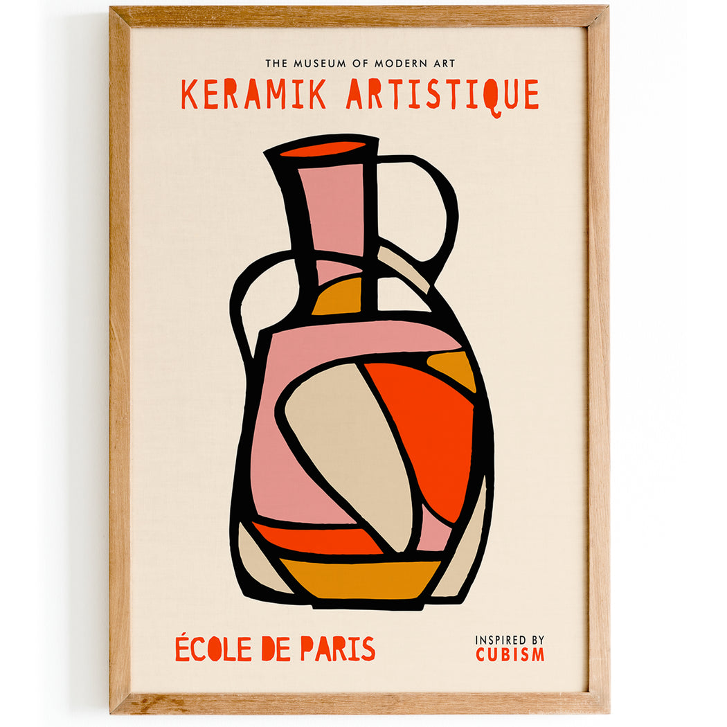 Keramik Artistique Cubism Poster