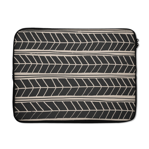 Black Etnic Pattern Art - Laptop Sleeve