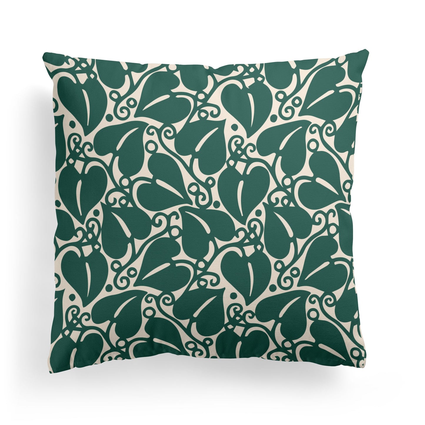 Green Botanical Pillow