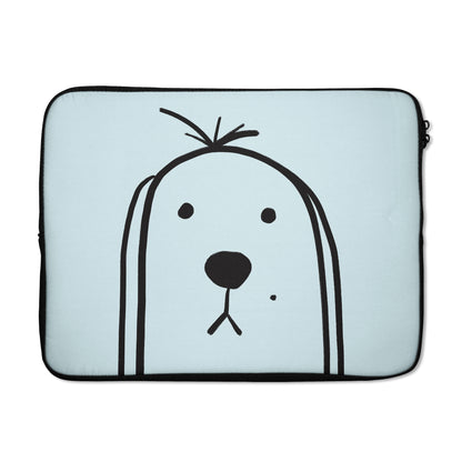 Blue Dog Minimalist - Laptop Sleeve