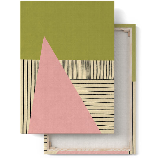 Geometric Mid Century Modern Canvas Print