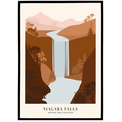 Niagara Falls - Travel Poster Print