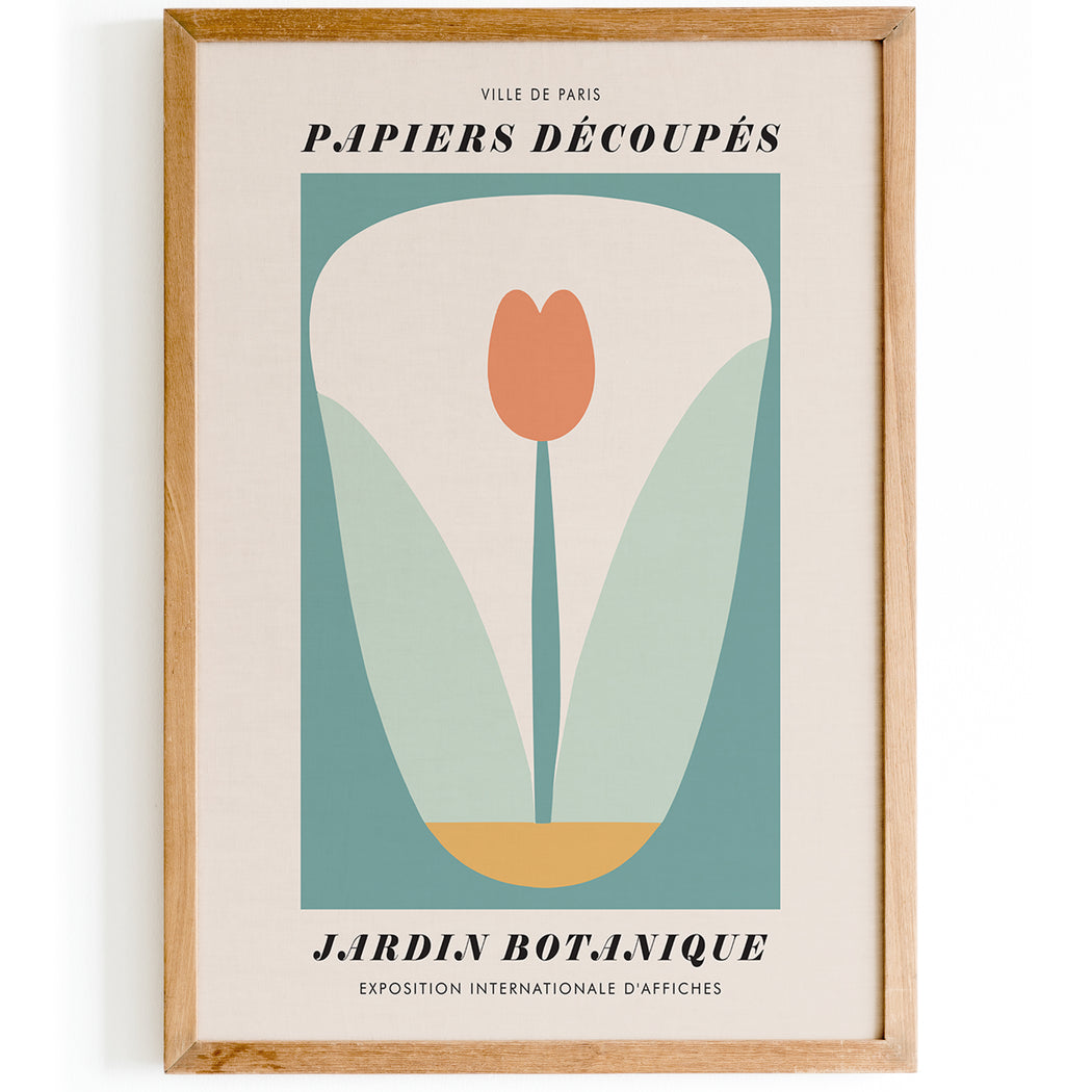 Jardin Botanique Tulip Poster