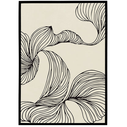 Abstract Line Art Poster