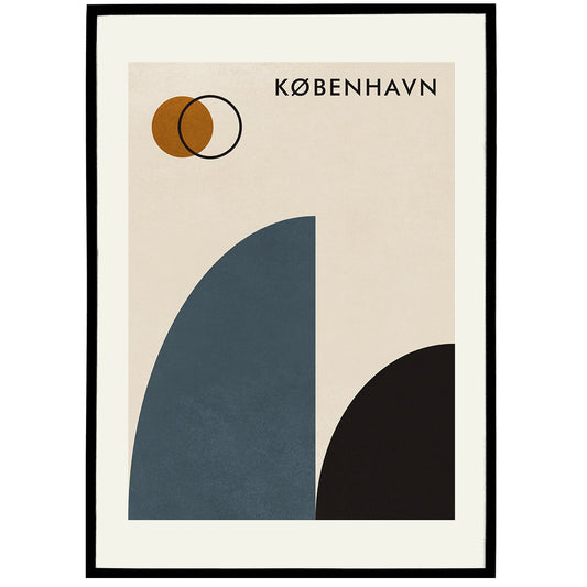Copenhagen Abstract Print