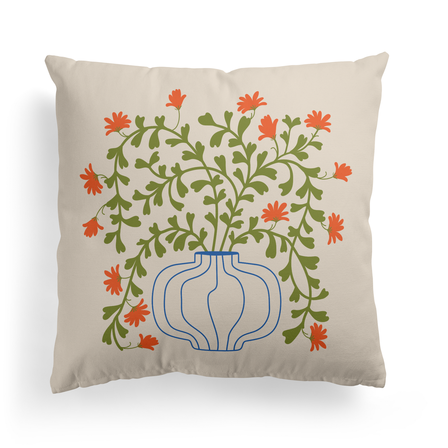 Mother's Day Gifts Floral Art Throw Pillow