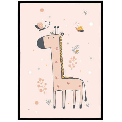 Cute Giraffe Poster