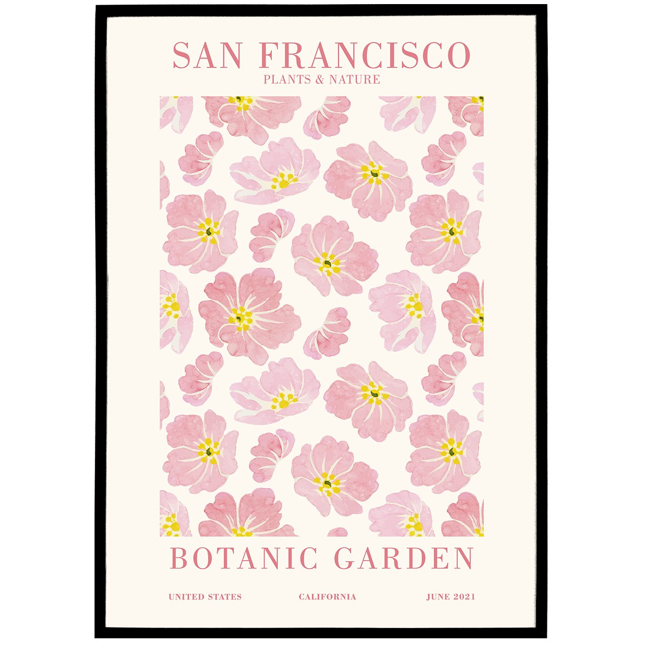 San Francisco Garden Poster