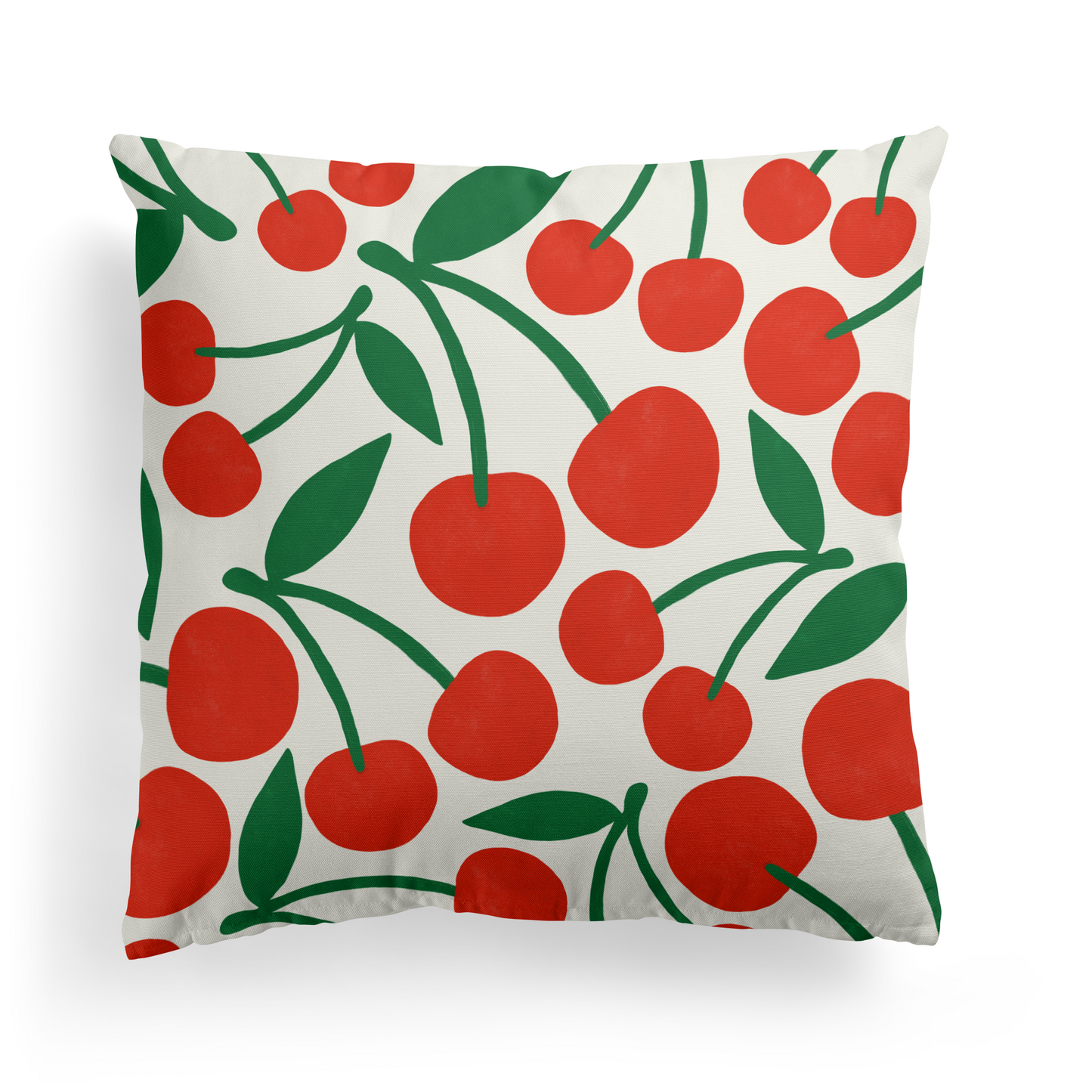 Cherry Fruit Pattern Throw Pillow