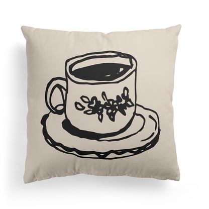 English Tea, Kitchen Throw Pillow