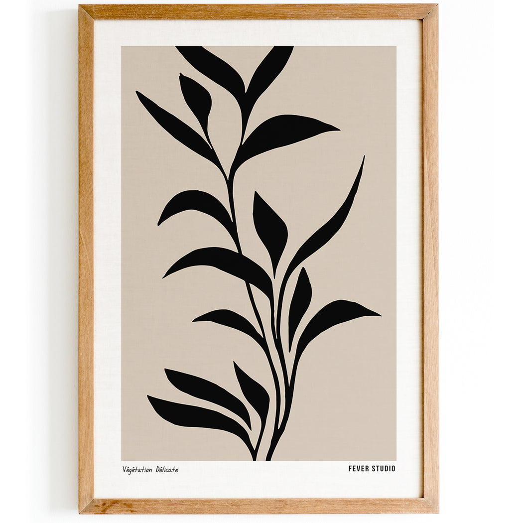 Végétation Délicate Art Print