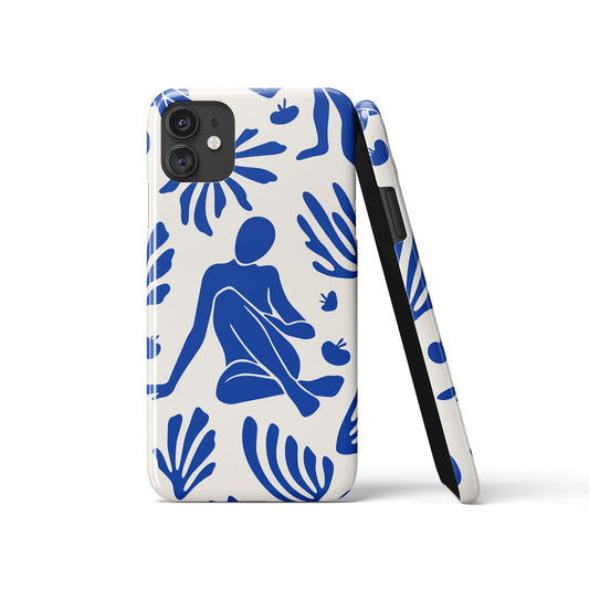 Blue Woman iPhone Case