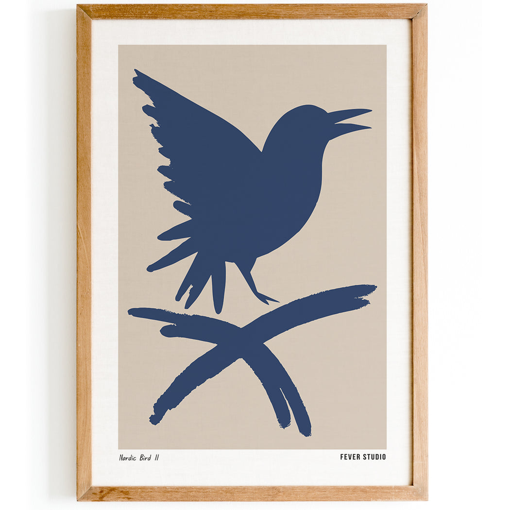 Nordic Bird II Art Print