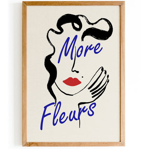 More Fleurs Woman Poster