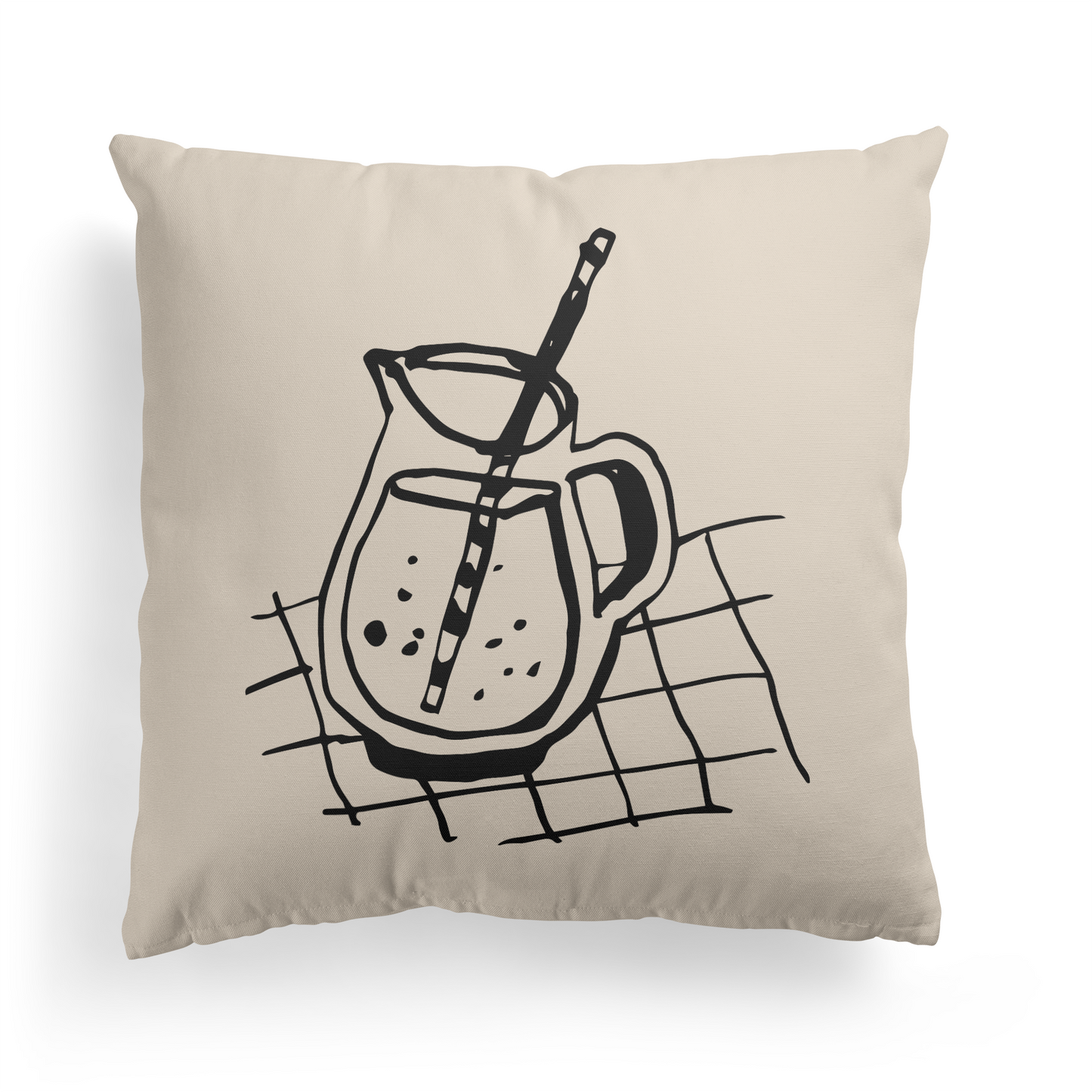 Terrace Decoration, Lemonade Throw Pillow