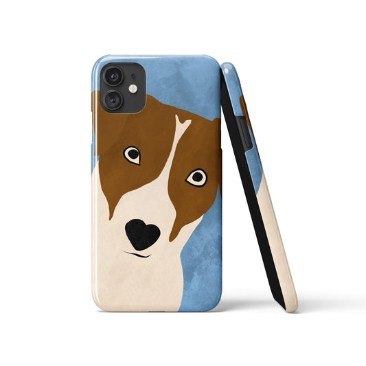 Cute Dog Blue iPhone Case