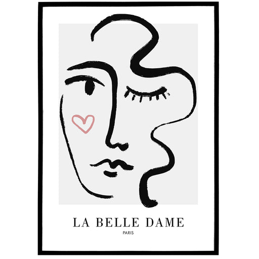 La Belle Dame, Paris Woman Poster