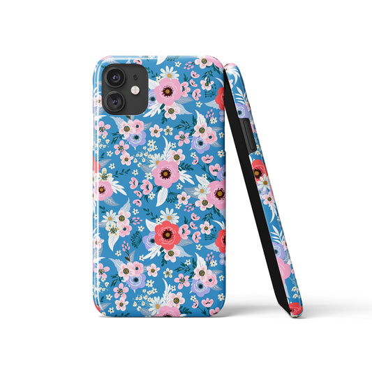 Blue Laura Ashley Inspired iPhone Case