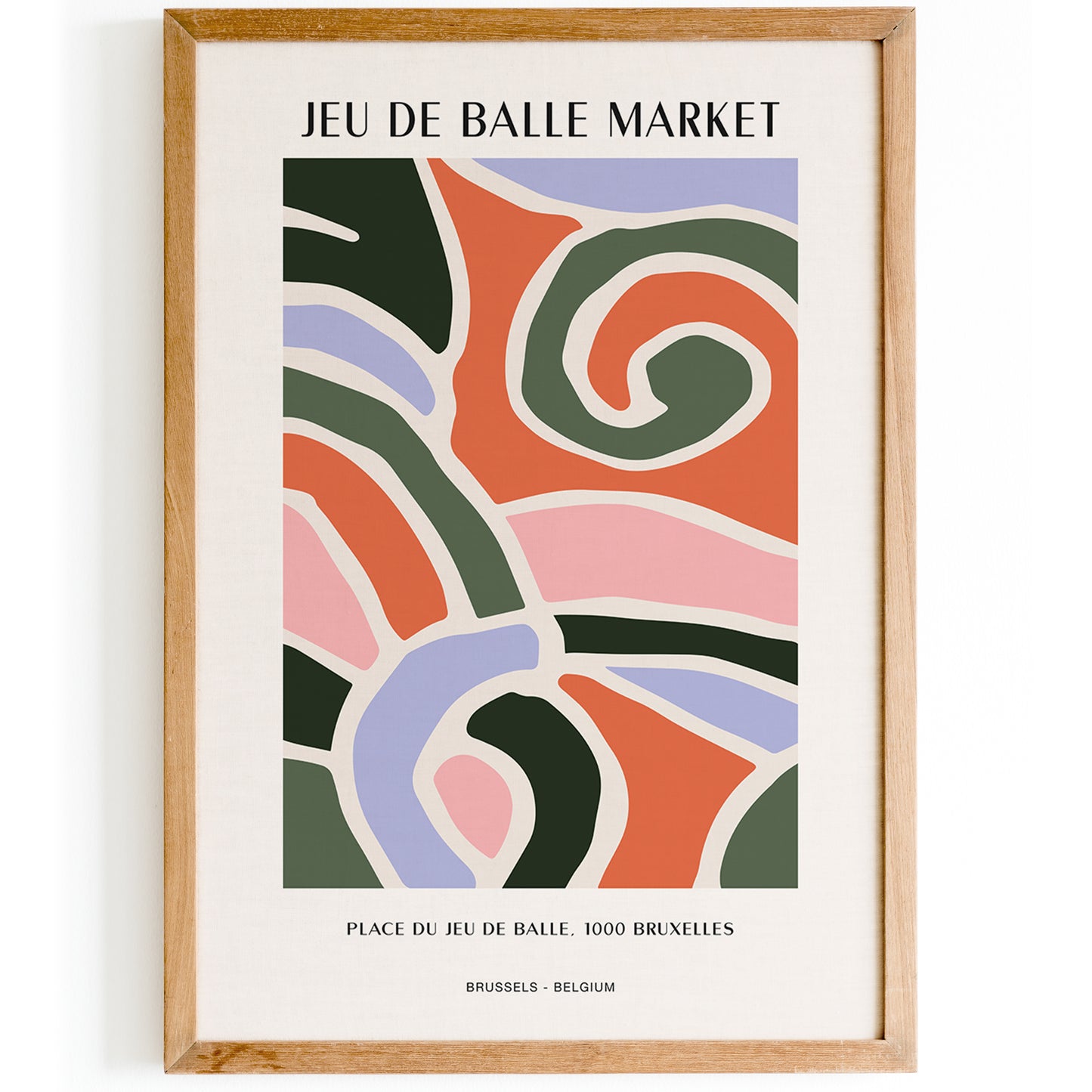 Brussels Flea Market Poster