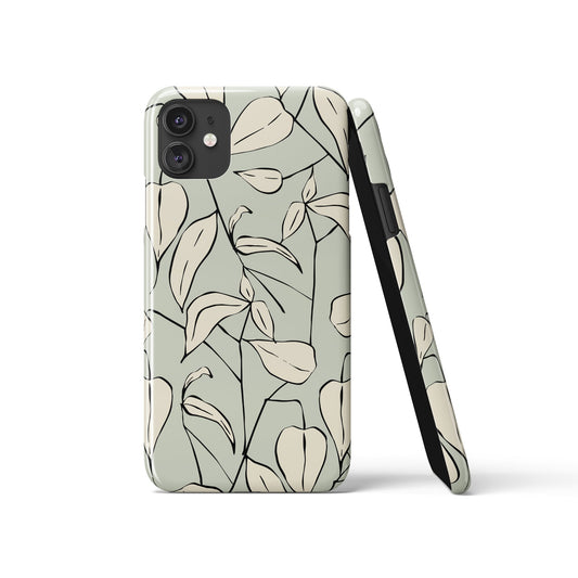 Rustic Nature Beige iPhone Case