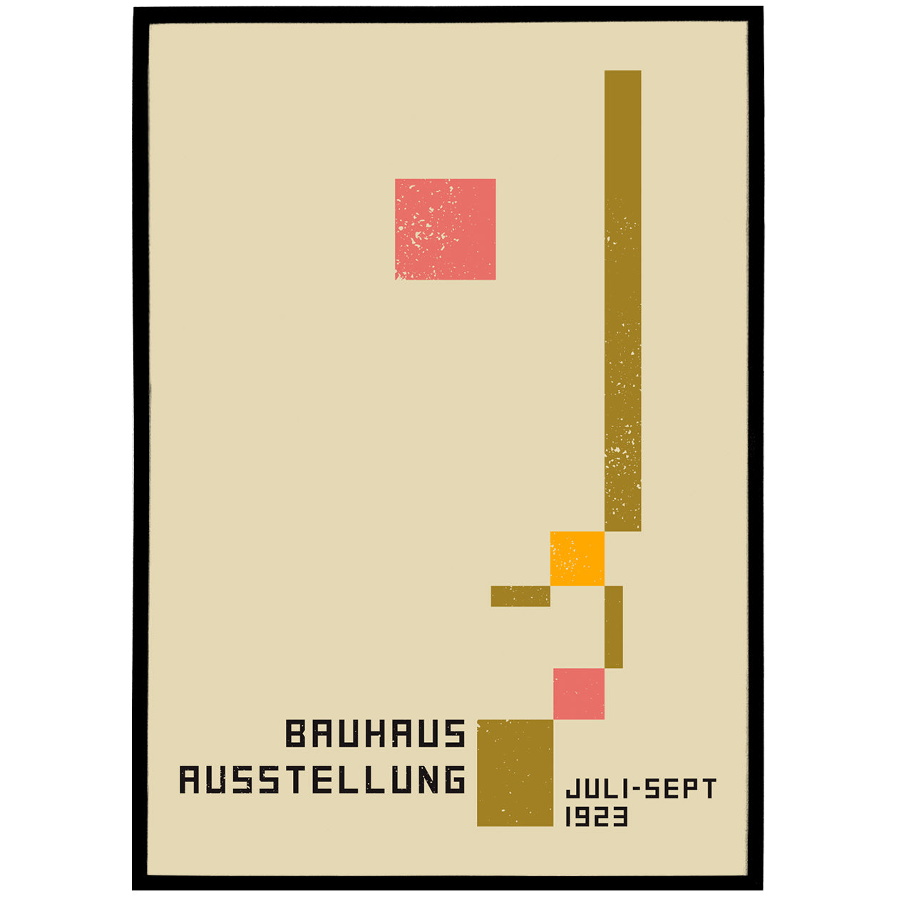 Minimalist Bauhaus Poster