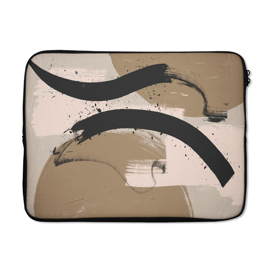 Abstract Beige Art - Laptop Sleeve