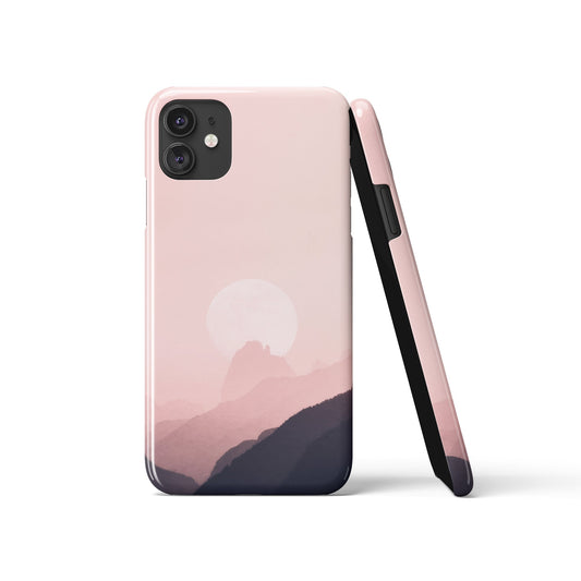 Pink Landscape Travel iPhone Case