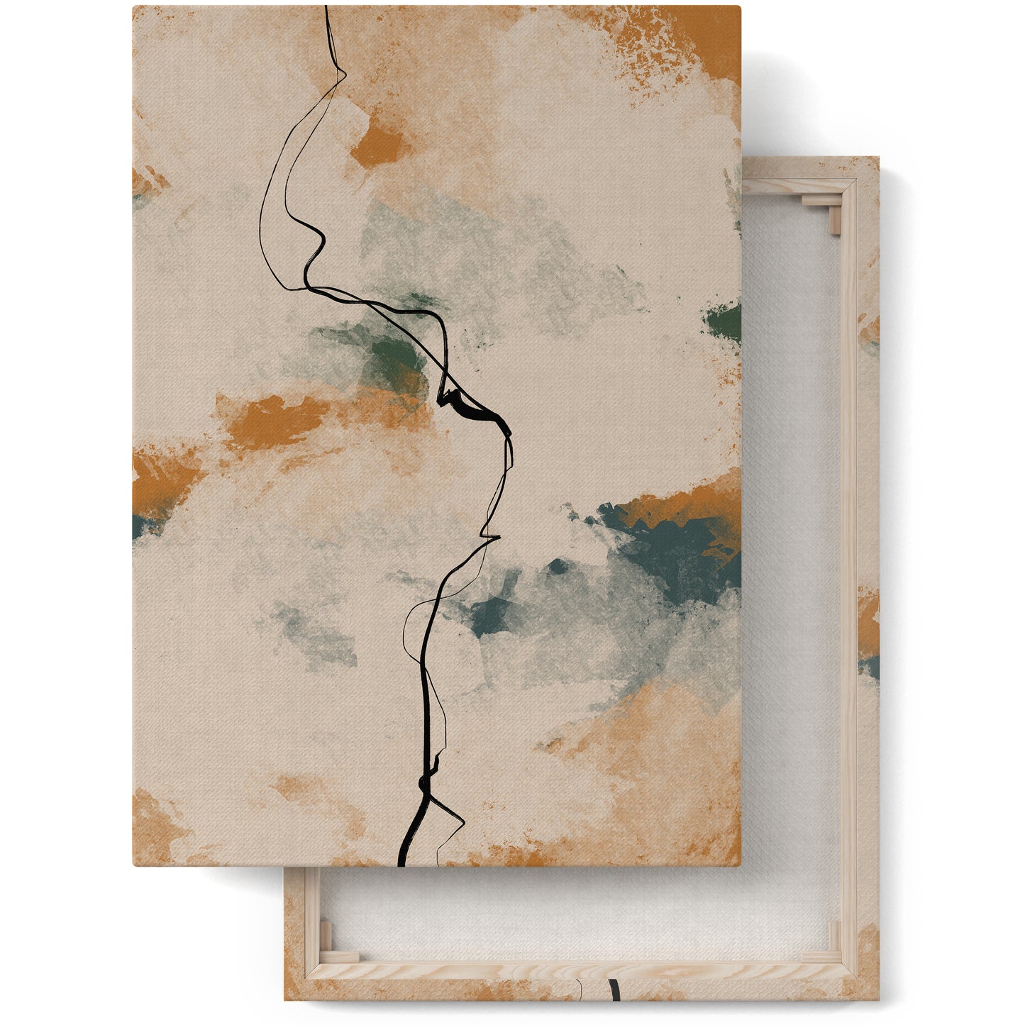 Paysage Abstract Canvas Print