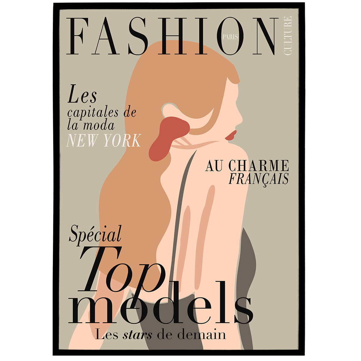 Fashion Magazine Cover Poster — HypeSheriff Europe