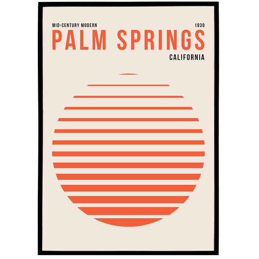 Palm Springs Sun Poster