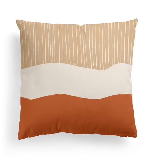Mid Century Modern Style Throw Pillow