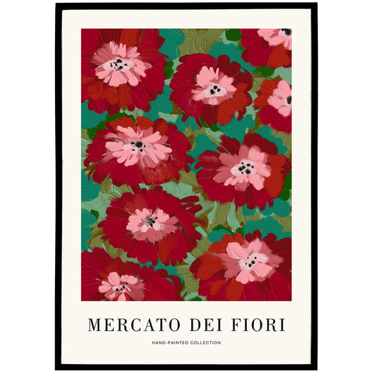 Flower Market - Mercato Dei Fiori Roma Poster