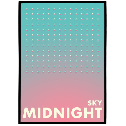 Midnight Sky - Music Poster