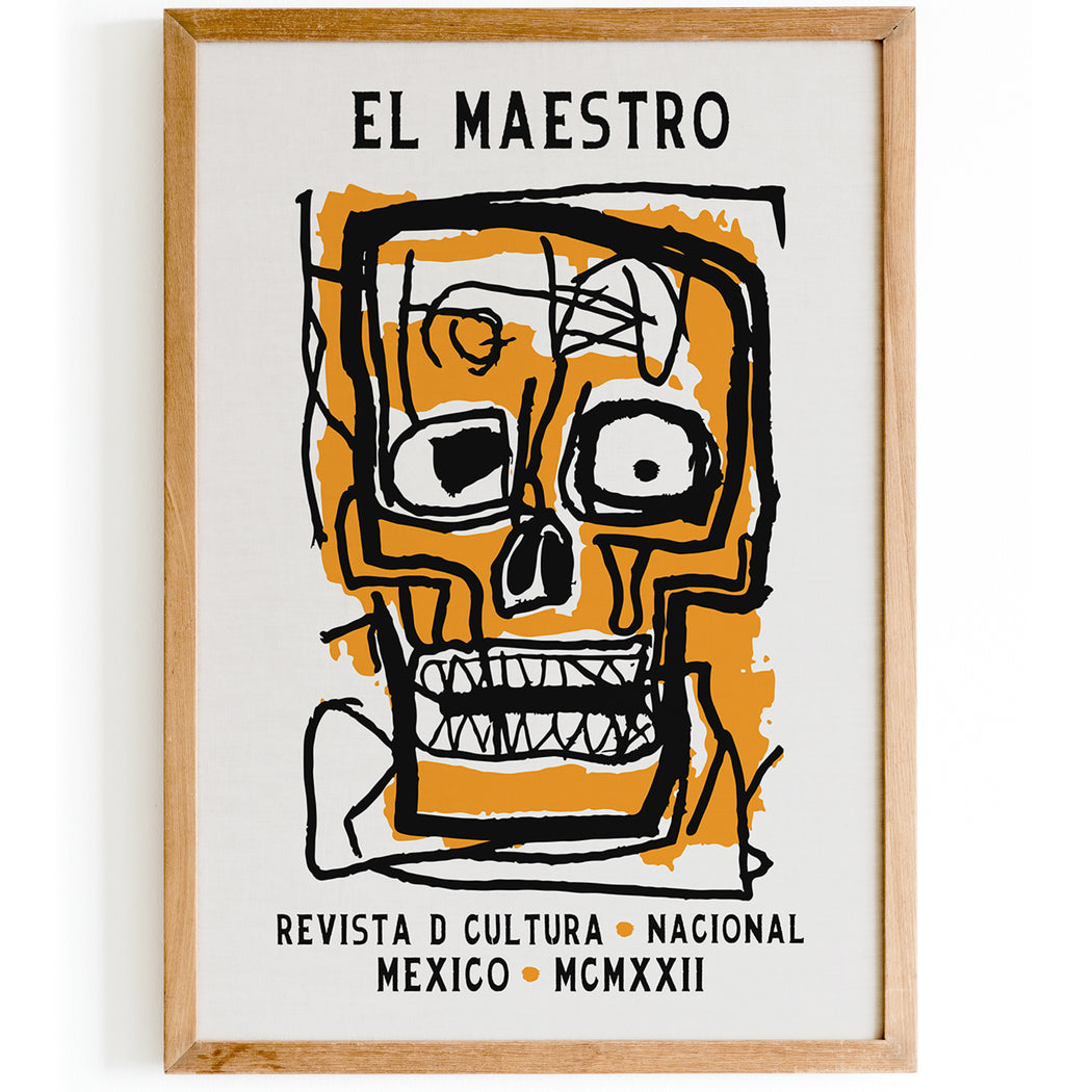 El Maestro Mexican Art Exhibition Poster