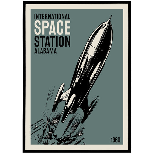 International Space Station Alabama Poster