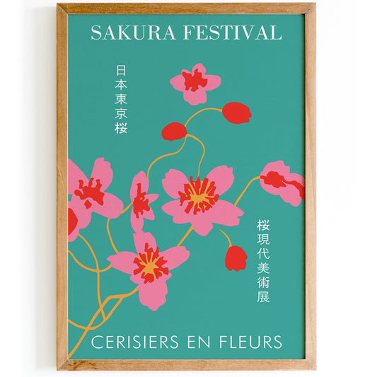 Sakura Cherry Blossom Festival Poster