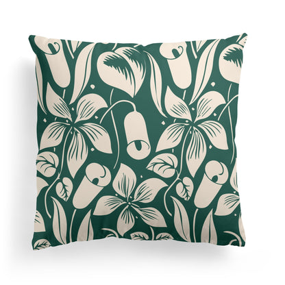 Pillow with Secession Flowers