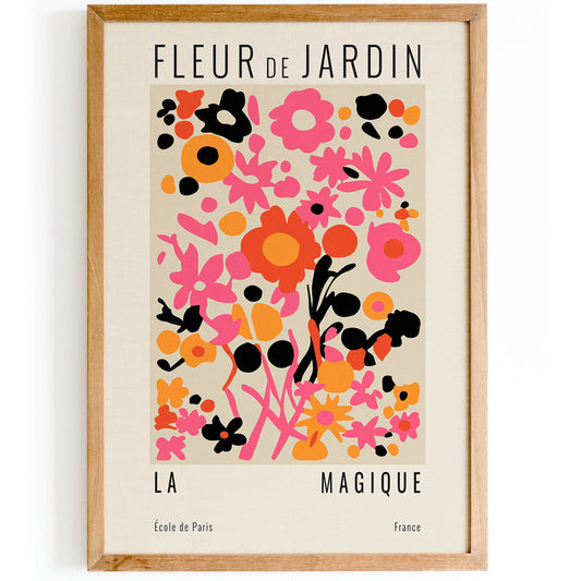 Ecole de Paris Floral Poster - HypeSheriff Europe
