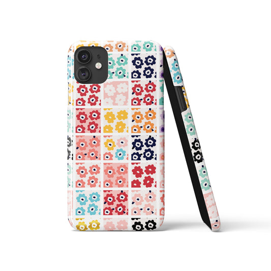 Retro Hippie 60s 70s Floral iPhone Case
