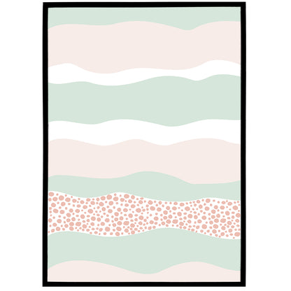 Pastel Abstract Poster