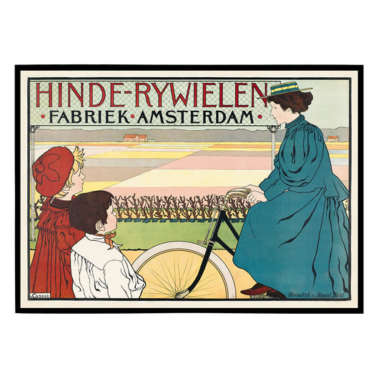 Hinde-Bicycles Factory Amsterdam Print