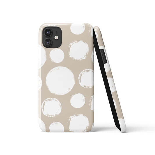 Boho Beige Modern iPhone Case