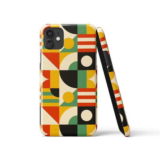 Retro Bauhaus iPhone Case