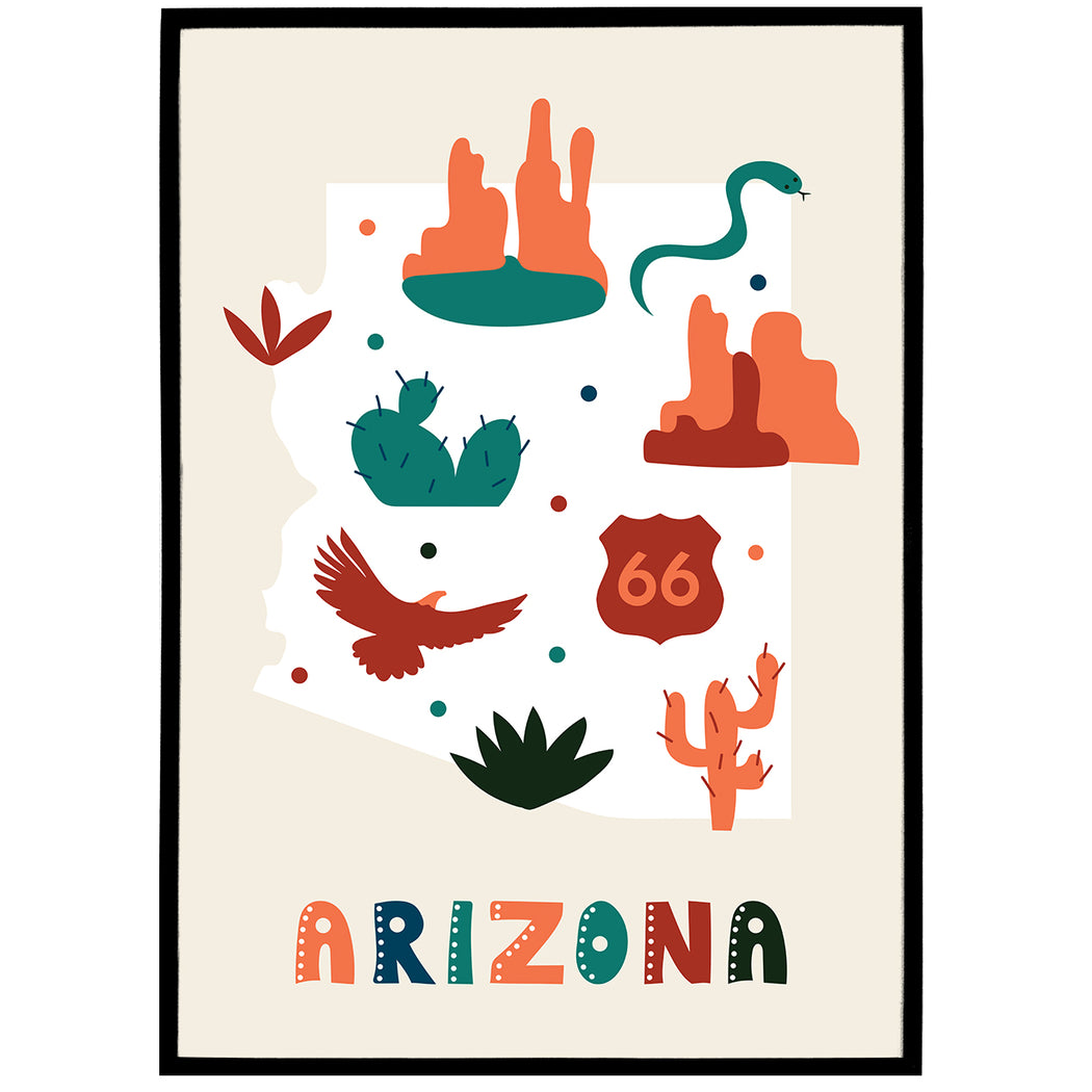 Arizona, Travel Poster