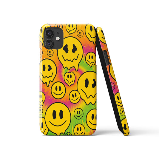 Liquid Psychodelic Faces iPhone Case