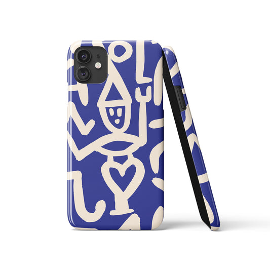 Paul Klee Blue iPhone Case