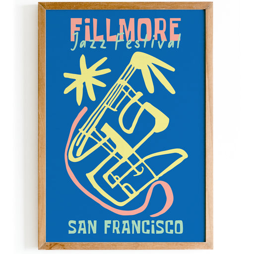 Fillmore Jazz Music Poster